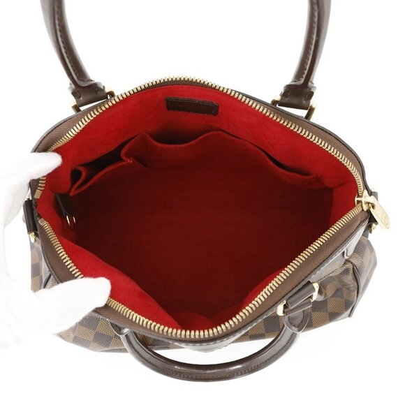 LOUIS VUITTON Trevi Size PM Damier Ebene Canvas Red N51997 - Picture 12 of 15